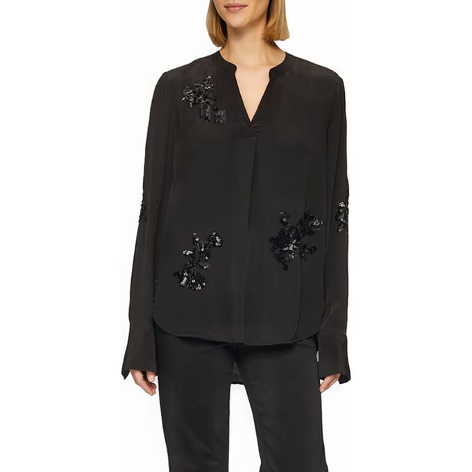 s.Oliver  Blouse Black Maat: 34 | Blouses Outlet | Dames | Zwart