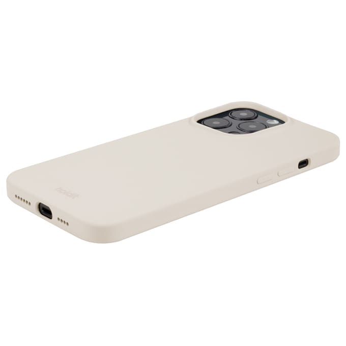 Holdit Silicone Case geschikt voor Apple iPhone 15 Pro Max - Light Beige