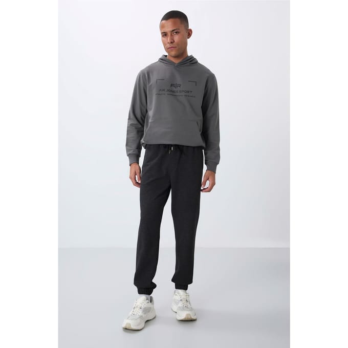 Heren Regular Fit Fleece Sweatpants