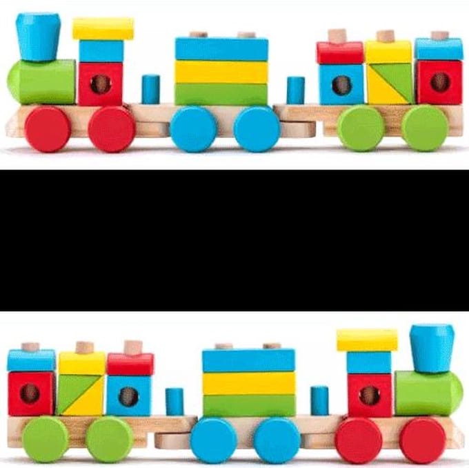 Houten Houten Stapeltrein 91846.
