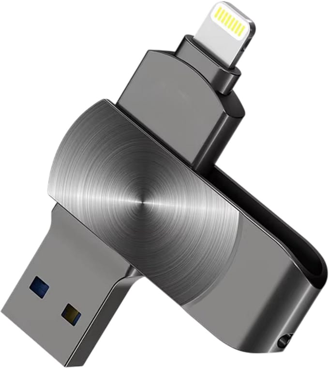 USB-stick met Lightning & USB 3.2 - Pendrive - Geheugenstick 256GB 1TB geschikt voor iPhone, iPad, PC & Laptop