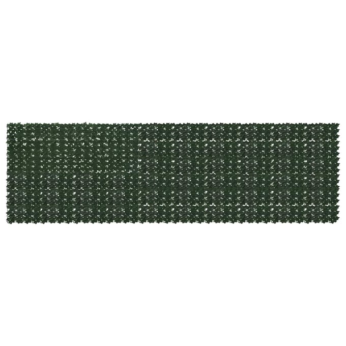 vidaXL - Balkonscherm - met - bladeren - Donkergroen - 500 - x - 150 - cm