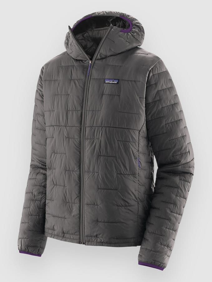 Patagonia Micro Puff Hoodie grijs