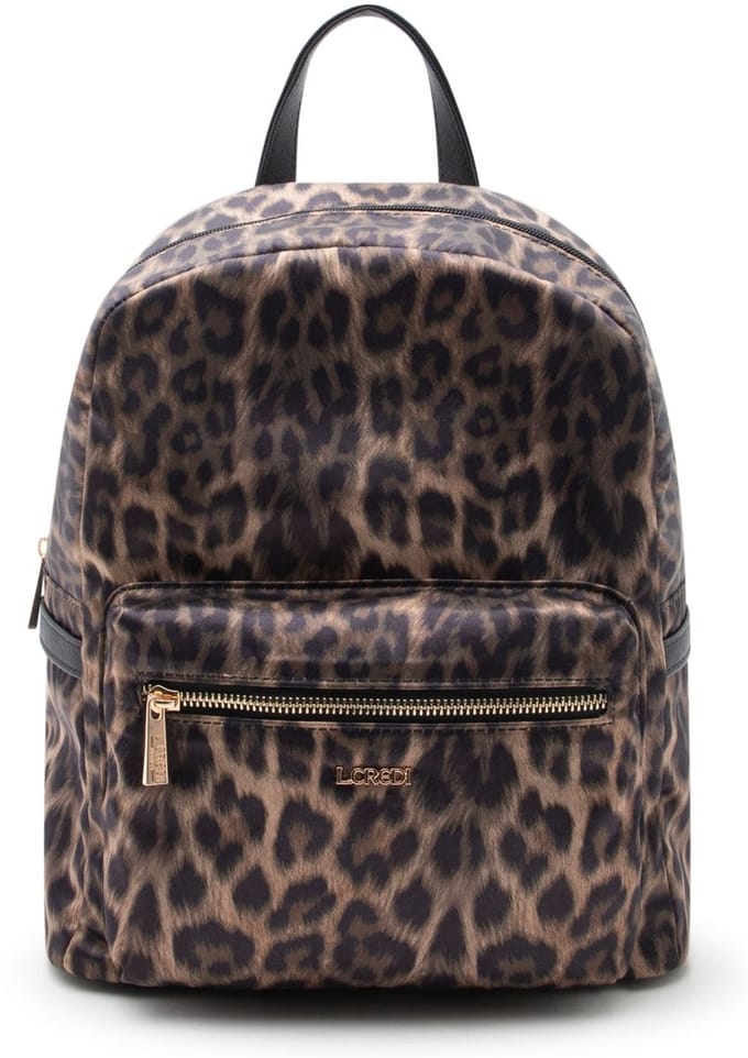 L.CREDI vrijetijdsrugzak rugzak Salena Backpack Braun / Mix bruine