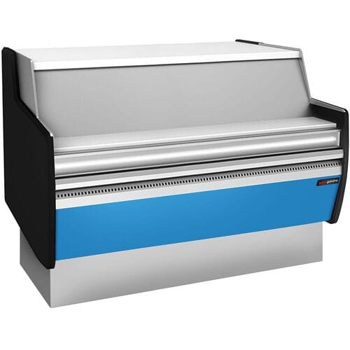 GGM Gastro Kassentisch - 1310mm - Frontblende Hellblau
