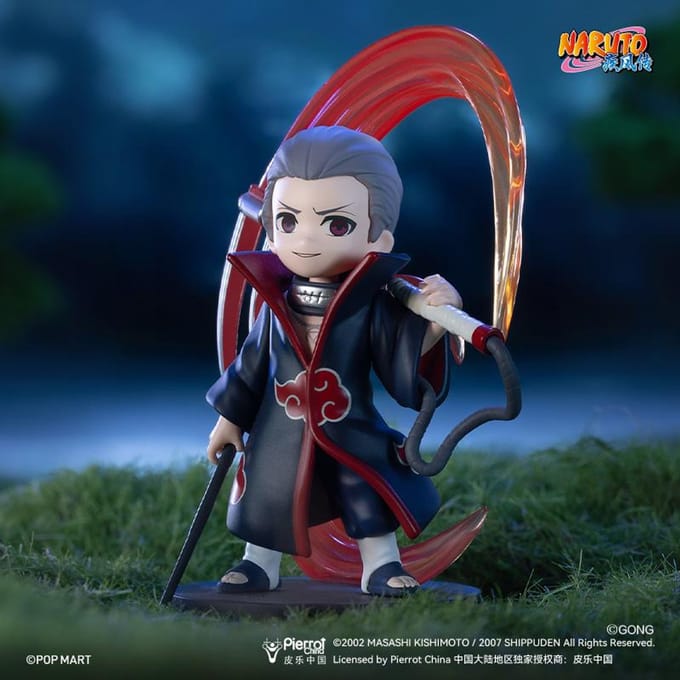 POP MART Naruto: Shippuden Serie Gevecht tegen Akatsuki Thema Figuur blind box brown