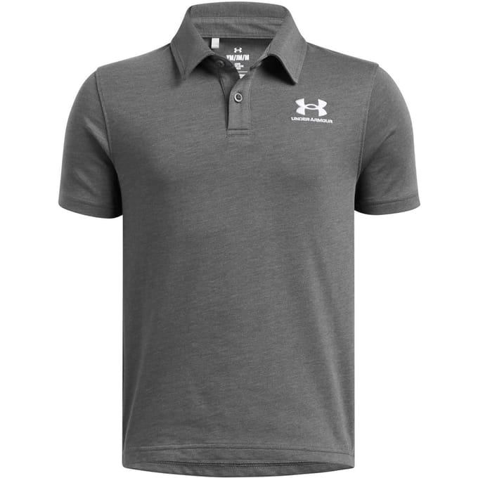 Under Armour Kinderpolo met korte mouwen en ‘Icon Regular’-model (Lichte Heide)