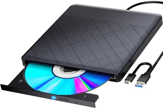 Externe Blu-ray Drive USB 3.0 & Type-C | Lezen en Schrijven van DVD's en Blu-Rays
