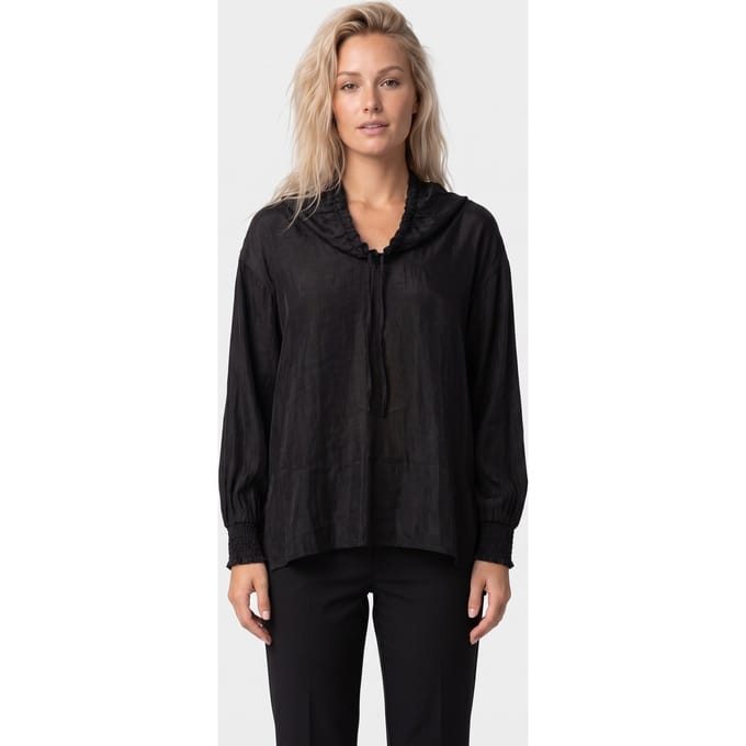 ARKET Issie Anorak Blouse Black Größe: 36 | Longsleeves Outlet | Damen | Schwarz