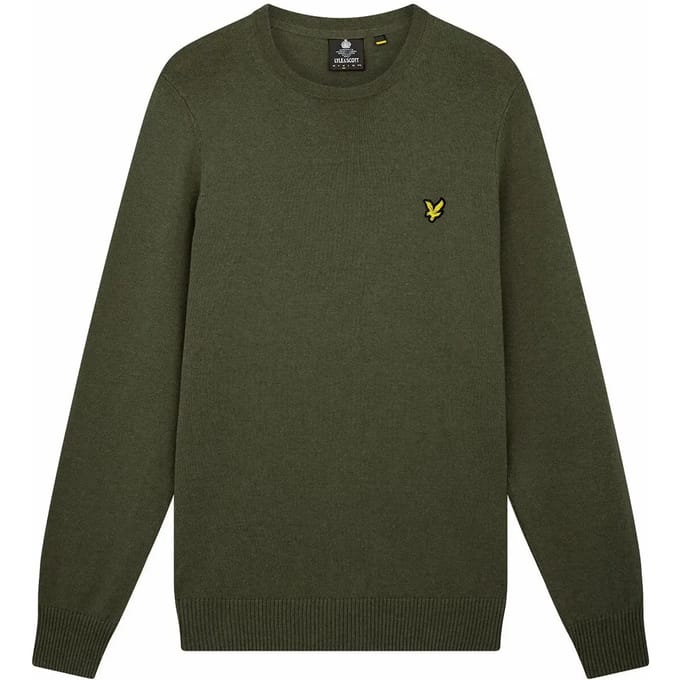Lyle and Scott - Olive Trui - Heren - Maat XL - Regular-fit