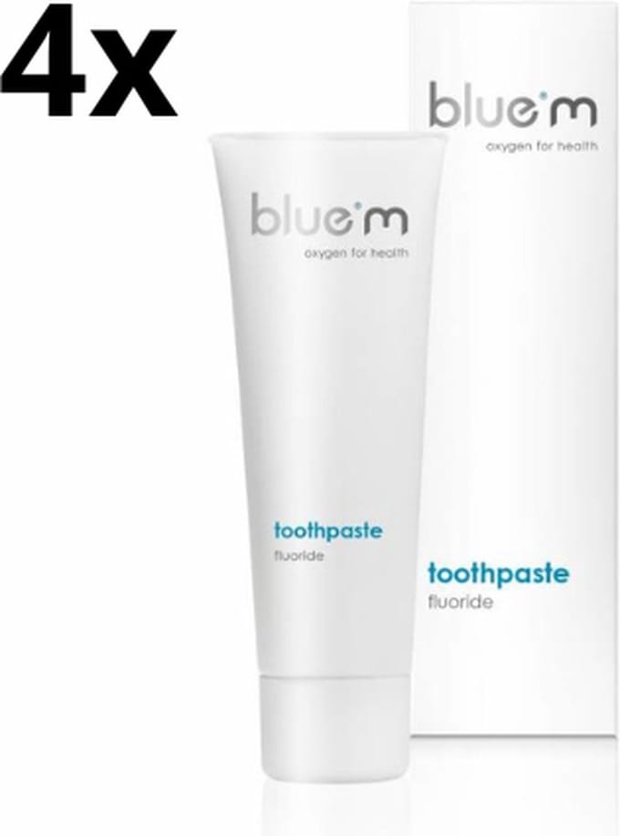 4x Bluem Tandpasta Perio Care Fluoride 75 ml - Voordeelverpakking