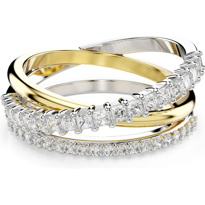 Swarovski 'Hyperbola' Dames Ring van Basismetalen - Zilver/Goud 5689729