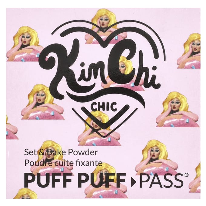 KimChi Chic Beauty, Puff PuffPass®, Set & Baking Powder, PPP03, Translucent, 0.85 oz (24 g) black