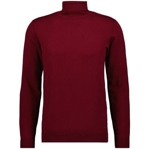 Ragman Trui Col Cotton Cashmere Uni Berry / male