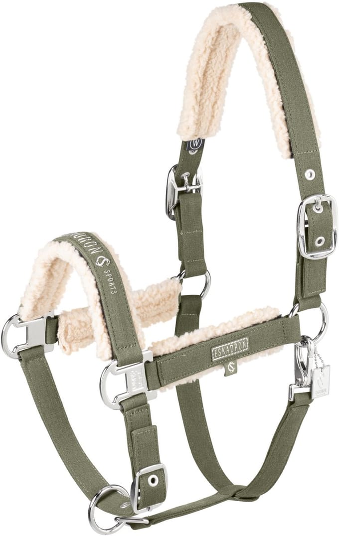 Eskadron Denim Dubbele Pin Teddyfleece Kantara - Dusty Olive (volledig)