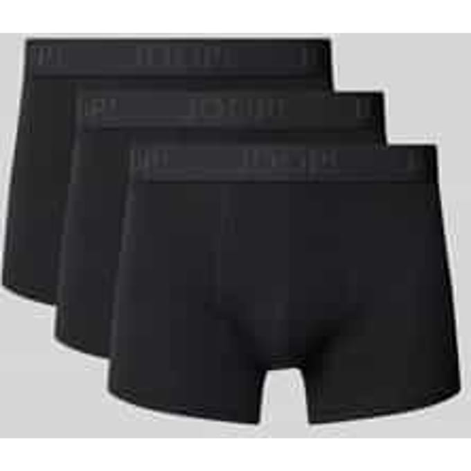 Boxershort met elastische band met label in een set van 3 stuks