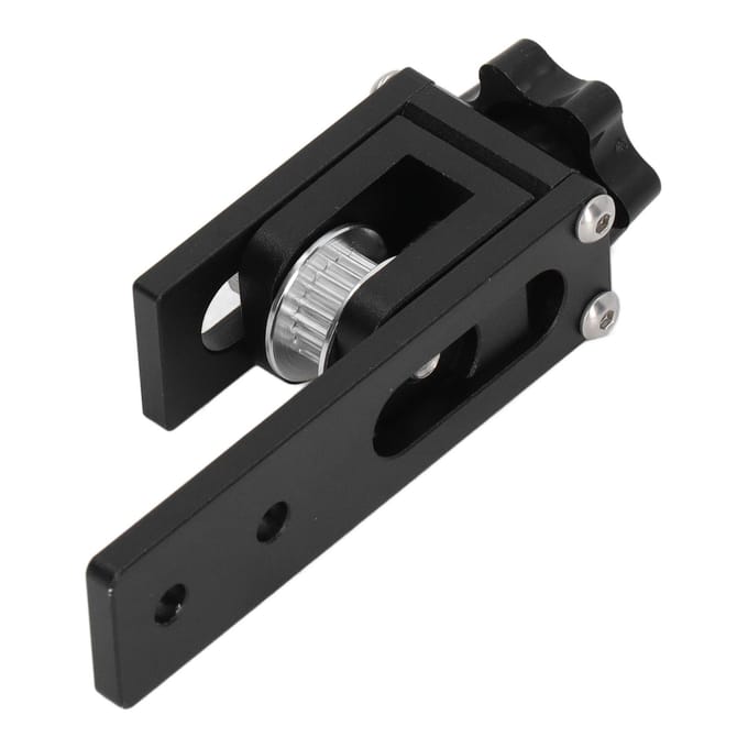 X-assen Riemspanner Aluminiumlegering Voorgemonteerde Riemspanner voor Ender 3 voor CR10 3D-printer zwart