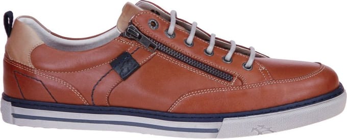 Fluchos -Heren - cognac/caramel - sneakers - maat 45