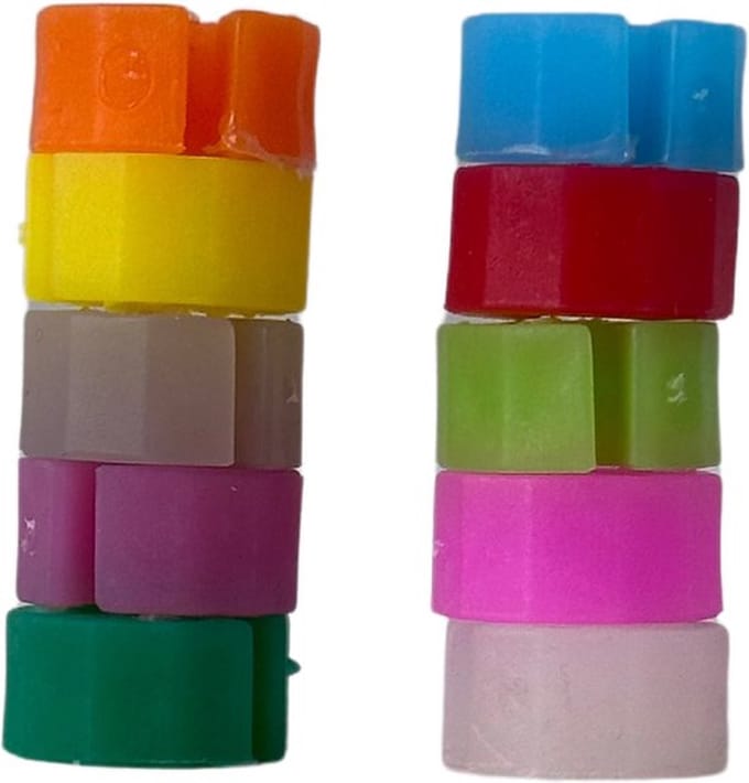 wijnglas marker wijnglas herkennen - set van 10 wijnringen