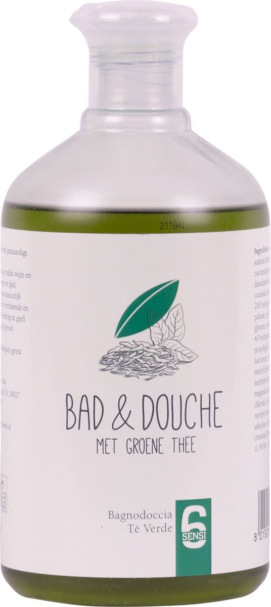 6Sensi - Bad & Douche met Groene Thee - 500 ml