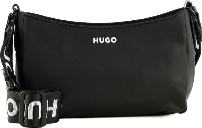 HUGO Schoudertas Bel SM Hobo N Black Zwart