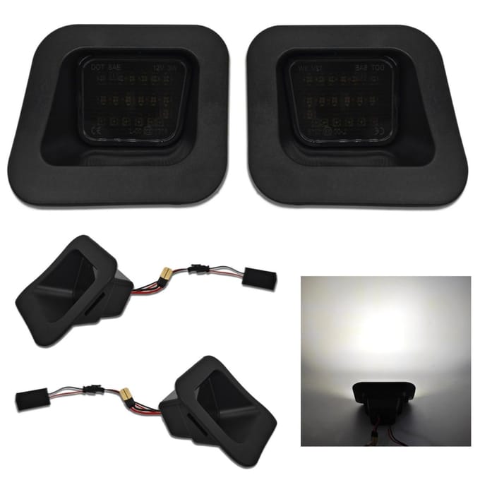 LED Kentekenplaatverlichting Dodge RAM 1500-3500 Smoke (2 stuks)