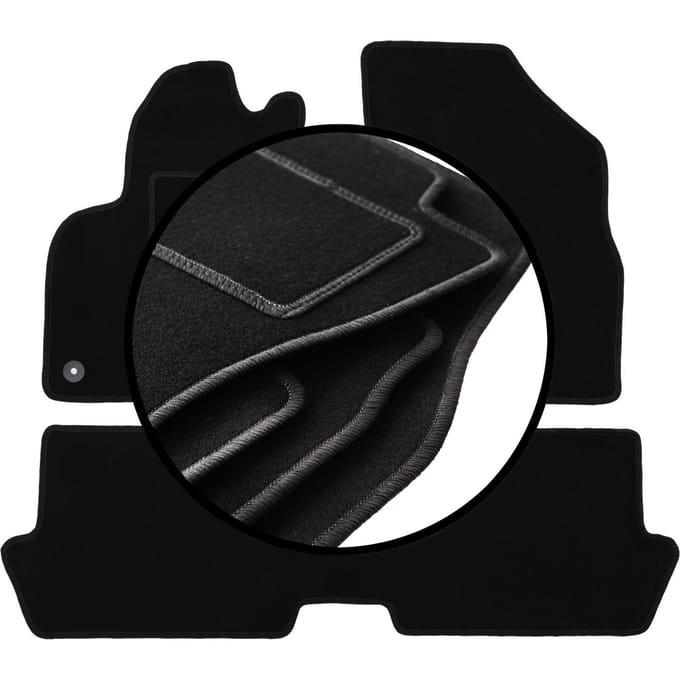 Complete set veloursmatten voor: Peugeot 5008 I crossover (2009-2017)