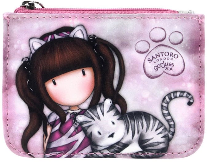 Santoro London Gorjuss™ Wild Ruby Wild Portemonnee Roze Kinderen