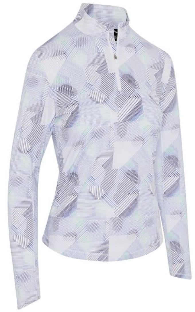 Callaway Premium Active Geo Dames Midlayer Wit