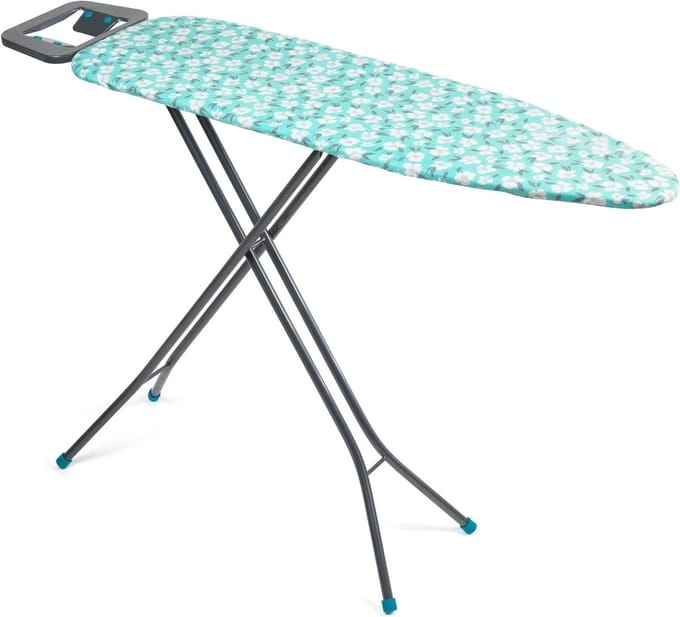 Strijkplank - Strijktafel - Kleding Strijken - Verstelbare Warmte - 110 x 33 cm - Turquoise