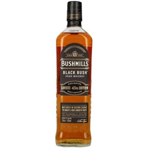 Bushmills BLACK BUSH Irish Whiskey Caviste Edition 43% Vol. 0,7l