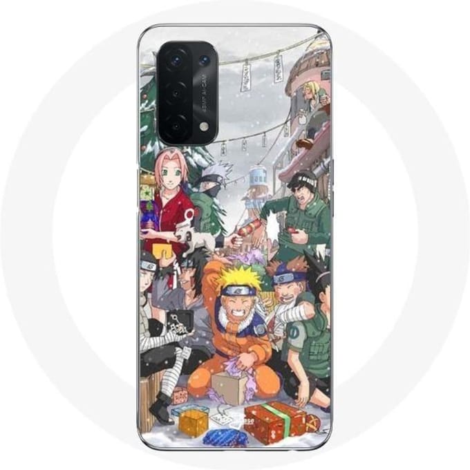 Coque pour Oppo A74 Naruto Christmas Day Anime Manga