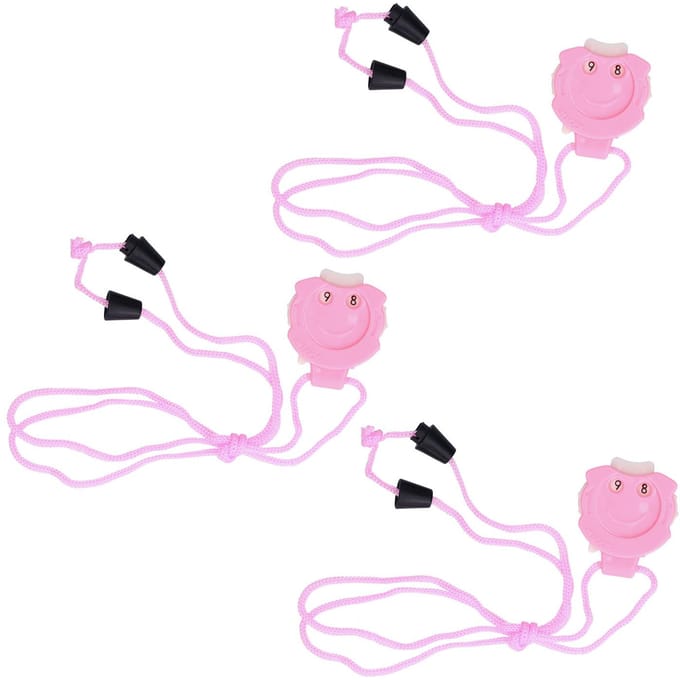 3 stuks Breisteek Teller Klein Draagbaar Mini Verbeter Breiefficiëntie Schattige Roze Steek pink