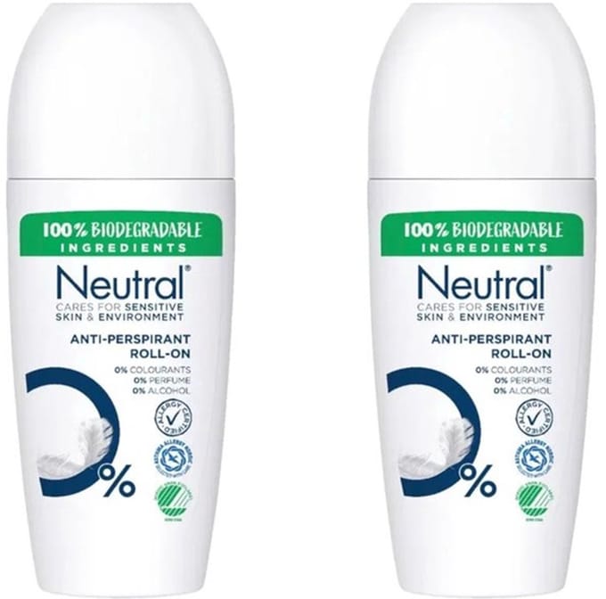Neutral - Deodorant - Roller - Sensitive Skin - 50ml x 2