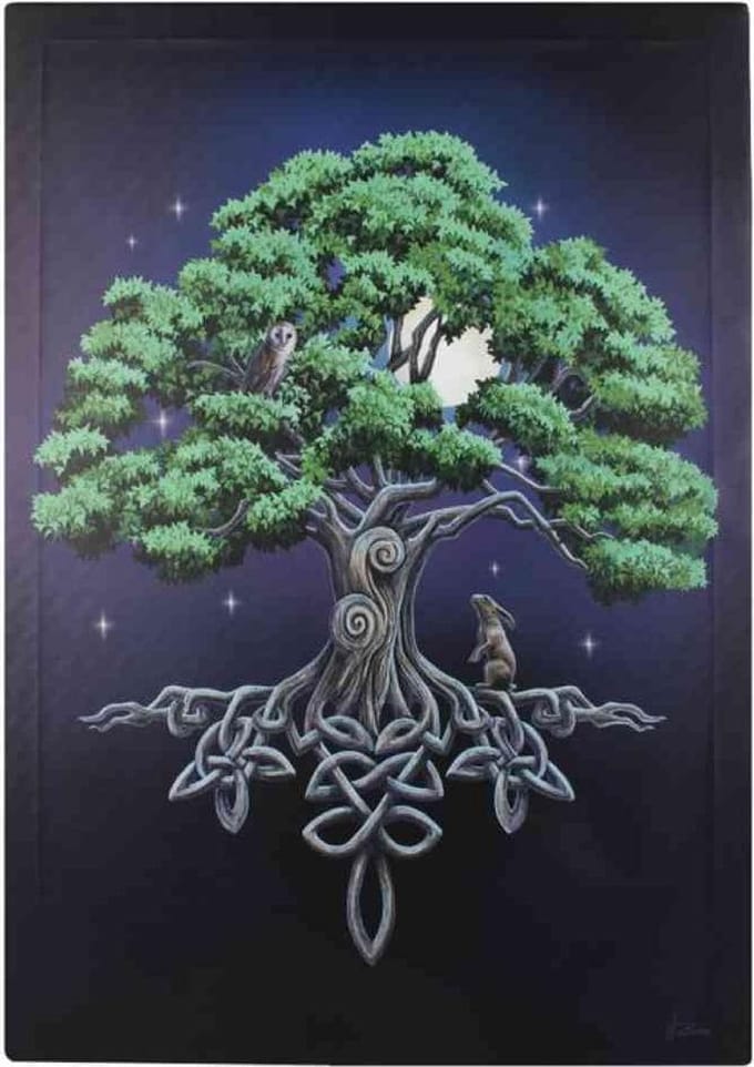 Something Different Canvas afbeelding Tree of Life 50 x 70 cm Multicolours