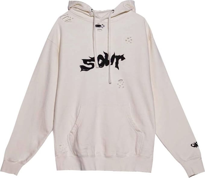 Olivia Rodrigo - Sour Butterfly Hoodie/trui - M - Creme
