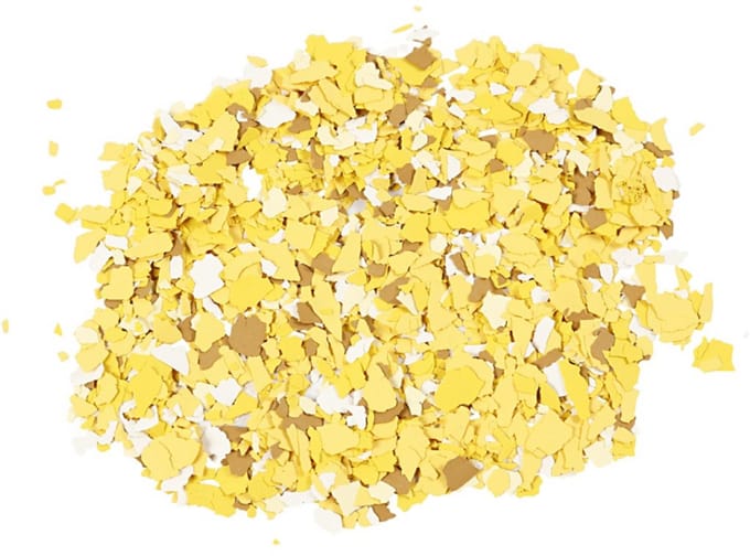 Creativ Company Terrazzo Vlokken Geel Harmonie 90gr