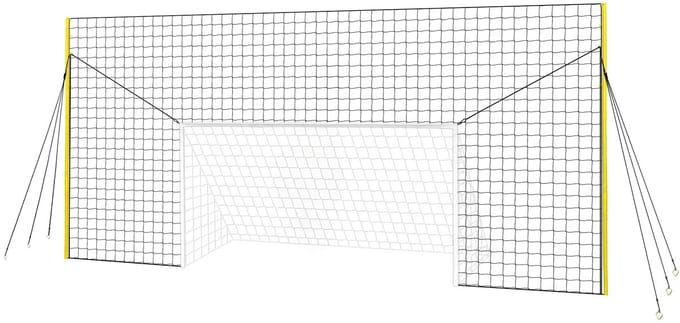 Open Goaaal Standard voetbaldoel, rebounder & backstop - 3 in 1 - 270 x 160 cm