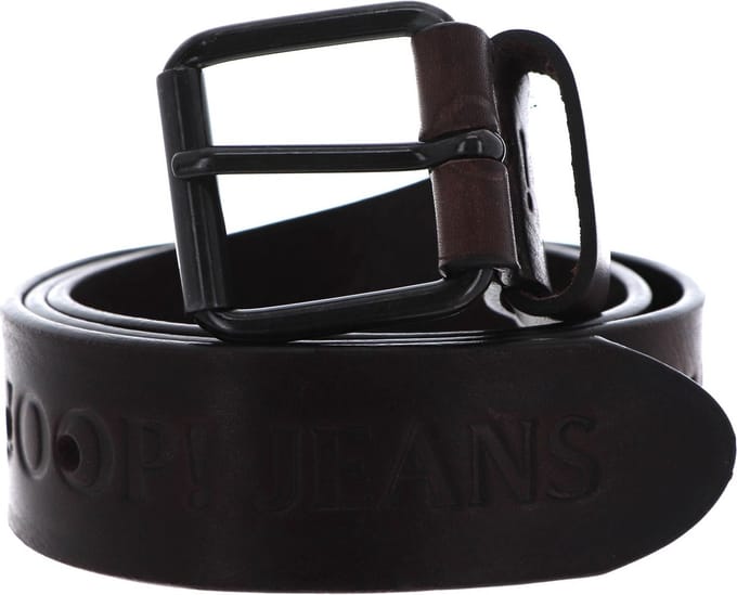 JOOP! Leren Riem Men's Jeans Belt 4,0 CM W85 D`Brown Donkerbruin