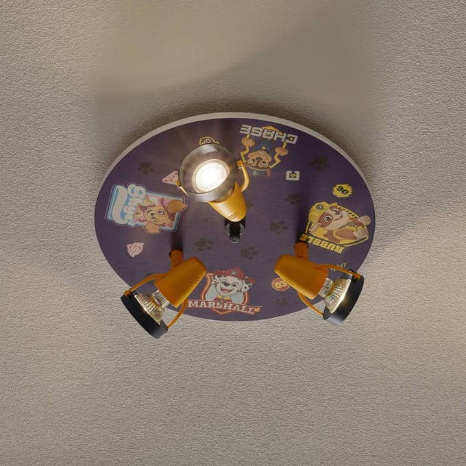 Niermann Standby Plafondlamp Paw Patrol met drie spots