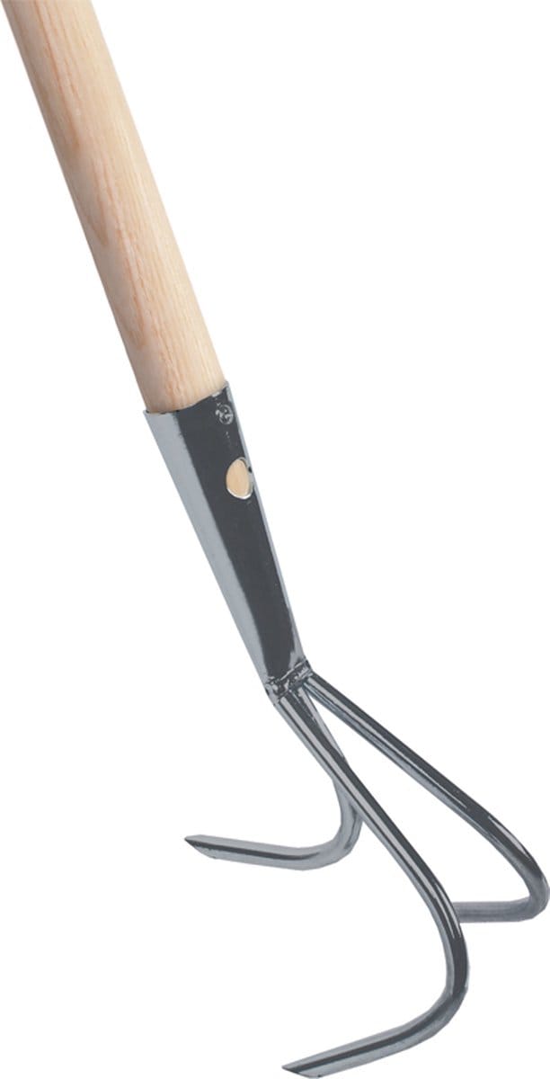 Talen Tools - Tuinkrabber - Verzinkt - 3 tanden - Zonder steel