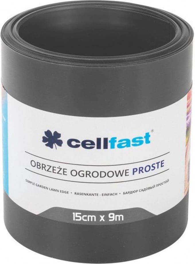 Cellfast -  Rechte tuinrand van 14cm x 9m - Graffiti