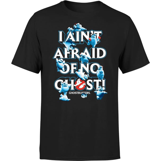 Ghostbusters I Ain't Afraid Of No Ghost Men's T-Shirt - Black - L