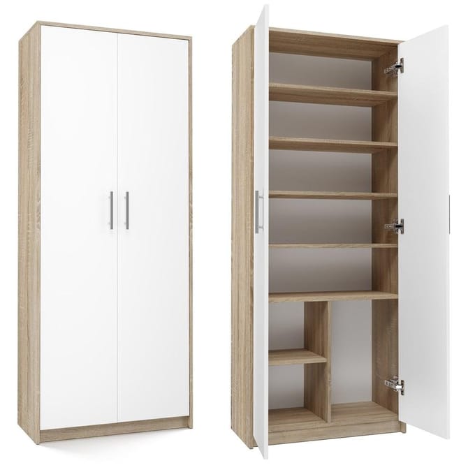 Oliv 2D Boekenkast WIT SONOMA