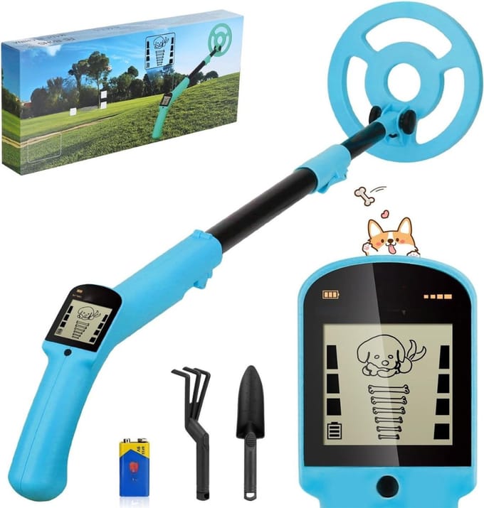 REN® Metaaldetector voor Kinderen - Metaaldetector - Blauw - 42cm x 18cm x 5cm