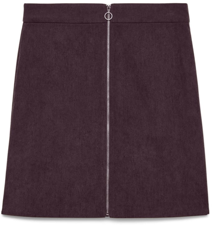 Vero Moda Shorts rok VMVIENNA High waist Corduroy Midi-rok