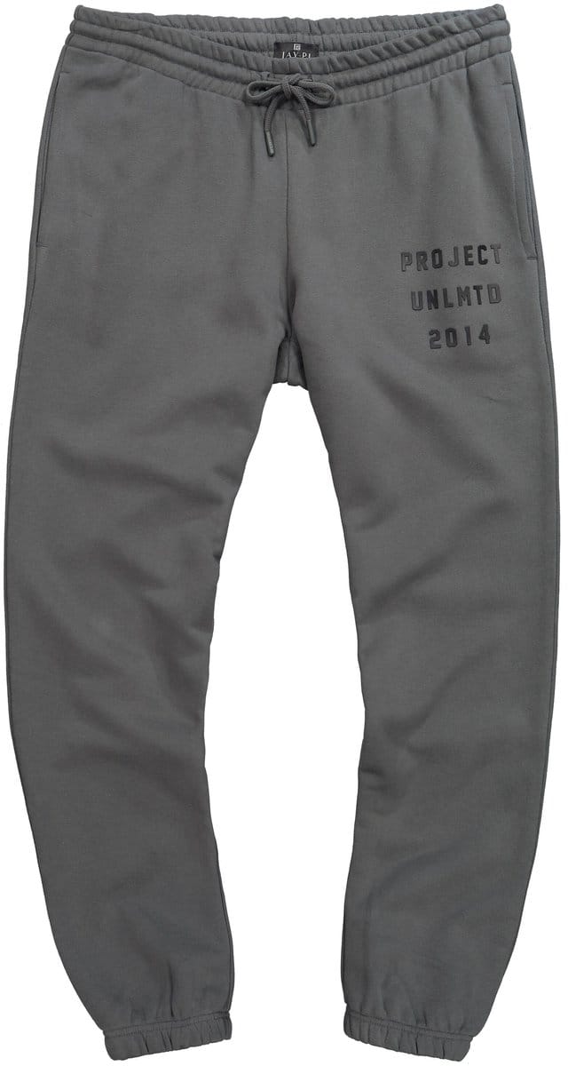 JAY-PI - Heren - Trainingsbroek fitness Basic Fit - Donkergrijs - Maat 5XL