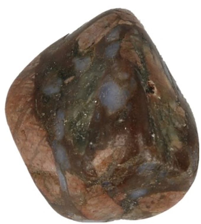 Que Sera 1 st. trommelsteen (blauwe Rhyoliet) (mt3) 2-3 cm