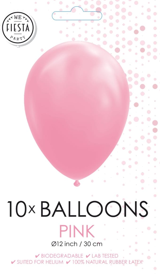 10x Ballonnen Roze