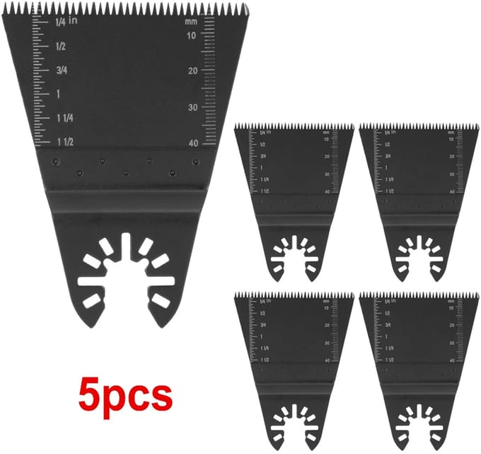 Dailygoods- Zaagblad 5 stuks - Oscillerend Multitool - Koolstofstaal